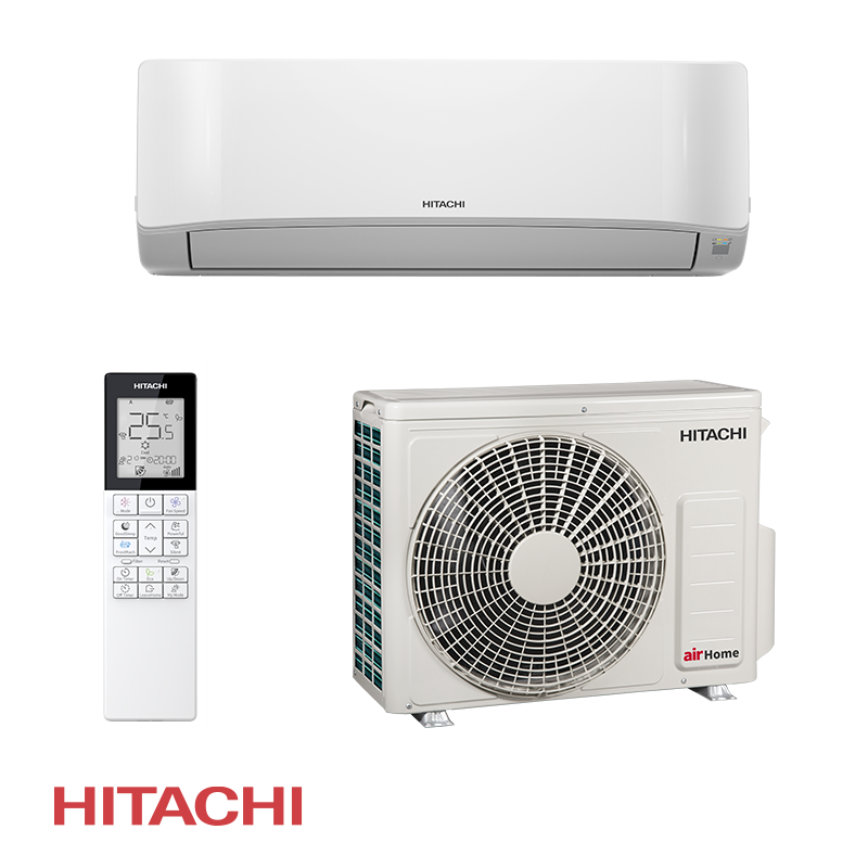 HITACHI - AIRHOME 400 24 CONJUNTO SPLIT 1,8 KW CON MANDO INALÁMBRICO